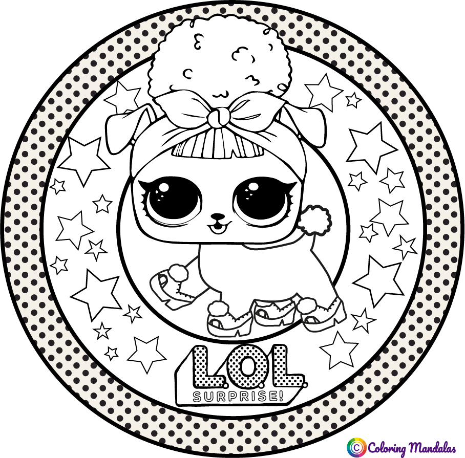 LOL dolls coloring page