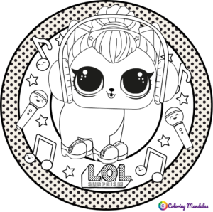 lol dolls coloring pages