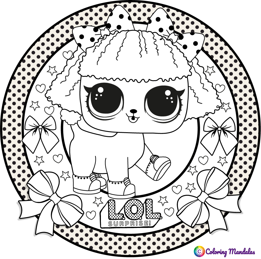 lol dolls coloring page