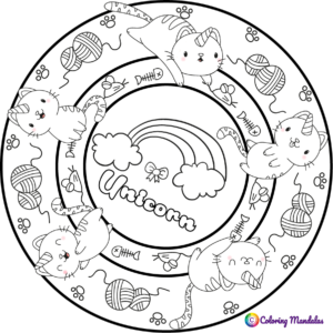 Unicorn Coloring page for kids