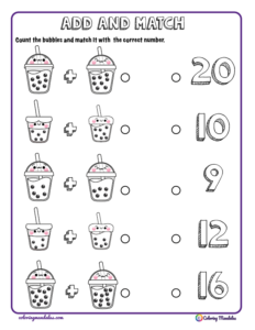 math worksheet for kindergarten
