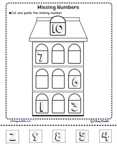 Math Worksheet for kindergarten