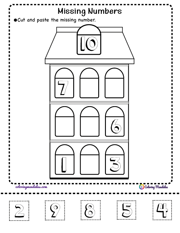 Kindergarten Lessons For Number Worksheet